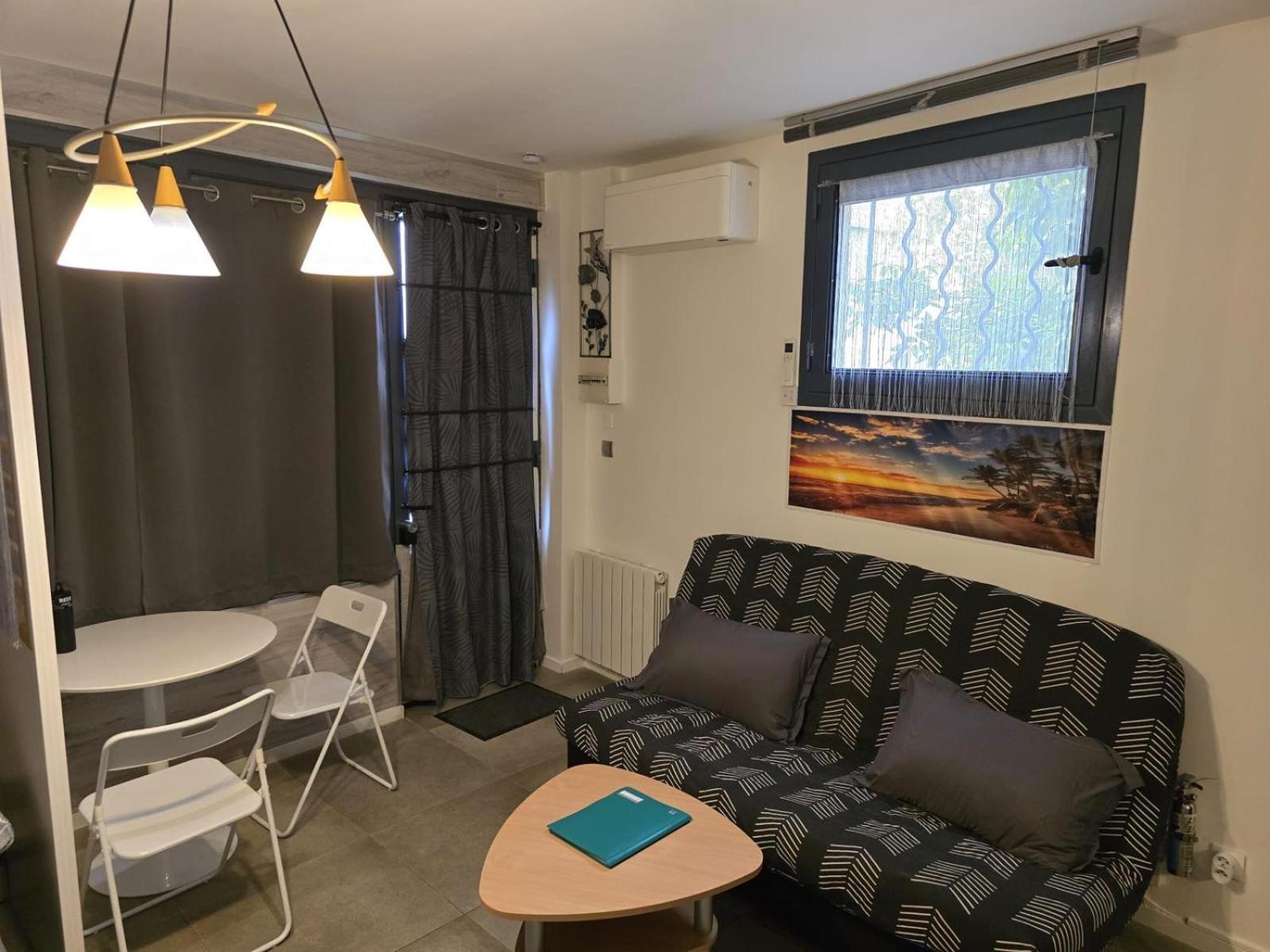Studio Tout Equipe Et Chaleureux En Rez De Chaussee, Parfait Pour Explorer Montpellier Extérieur photo
